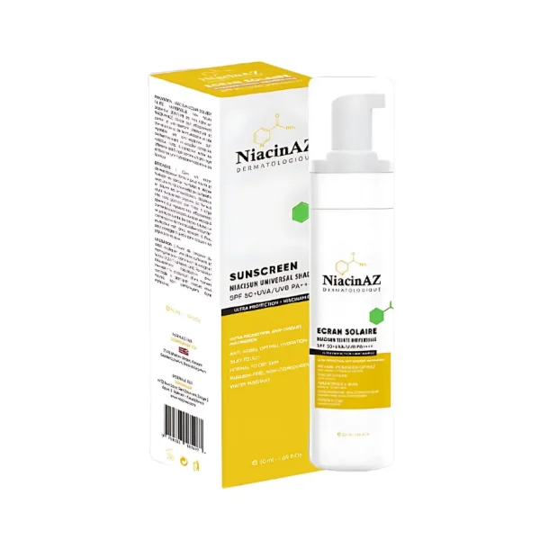 Niacisun Écran Solaire Léger Anti-Âge Invisible SPF50 50 ml – Niacinaz Niacinaz Niacisun Écran Solaire Léger Anti-Âge Invisible SPF50 50 ml – protection solaire visage | ParaforYou Maroc