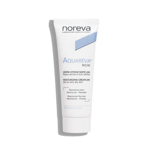 AQUAREVA CRÈME HYDRATANTE 24H RICHE 40 ml – Noreva Noreva AQUAREVA CRÈME HYDRATANTE 24H RICHE 40 ml – soin hydratant visage | ParaforYou Maroc