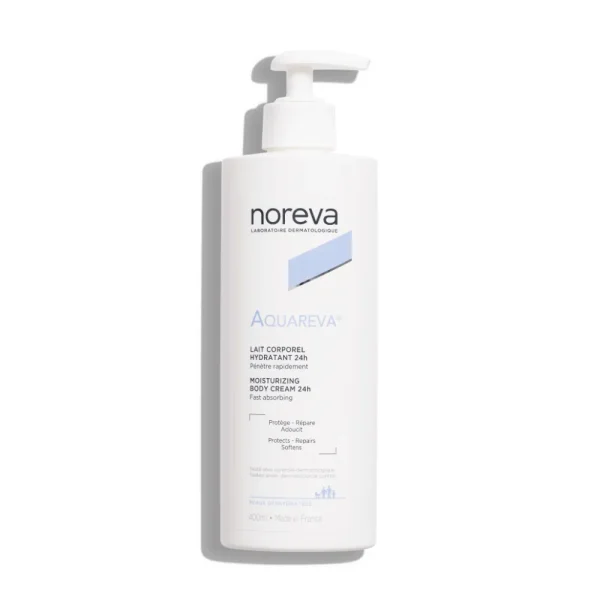 Aquareva Lait Corporel Hydratant 24h 400 ml – Noreva Noreva Aquareva Lait Corporel Hydratant 24h 400 ml – soin hydratant corps | ParaforYou Maroc