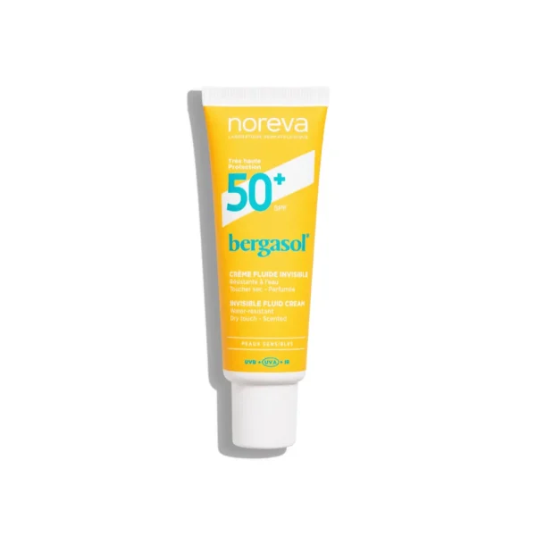 Bergasol Écran Crème Fluide Invisible Spf50+ 50 ml – Noreva Noreva Bergasol Écran Crème Fluide Invisible Spf50+ 50 ml – protection solaire visage | ParaforYou Maroc