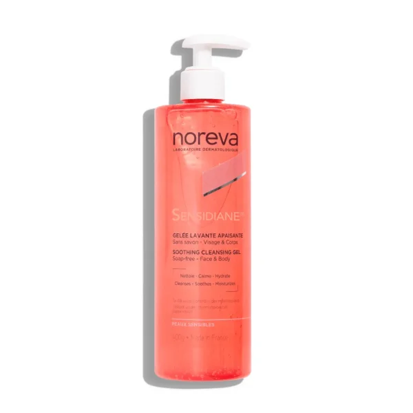 Sensidiane Gele Lavante Apaisante 200 ml – Noreva Noreva Sensidiane Gele Lavante Apaisante 200 ml – nettoyant visage, peaux sensibles | ParaforYou Maroc