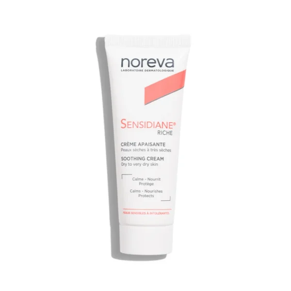 Sensidiane Riche Crème Apaisante 40 ml – Noreva Noreva Sensidiane Riche Crème Apaisante 40 ml – soin hydratant visage, peaux sensibles | ParaforYou Maroc