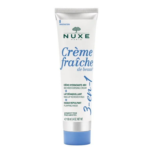 Crème Fraîche de Beauté 3en1 Crème Hydratante, Lait Démaquillant et Masque Repulpant 100 ml – Nuxe Nuxe Crème Fraîche de Beauté 3en1 Crème Hydratante, Lait Démaquillant et Masque Repulpant 100 ml | ParaforYou Maroc