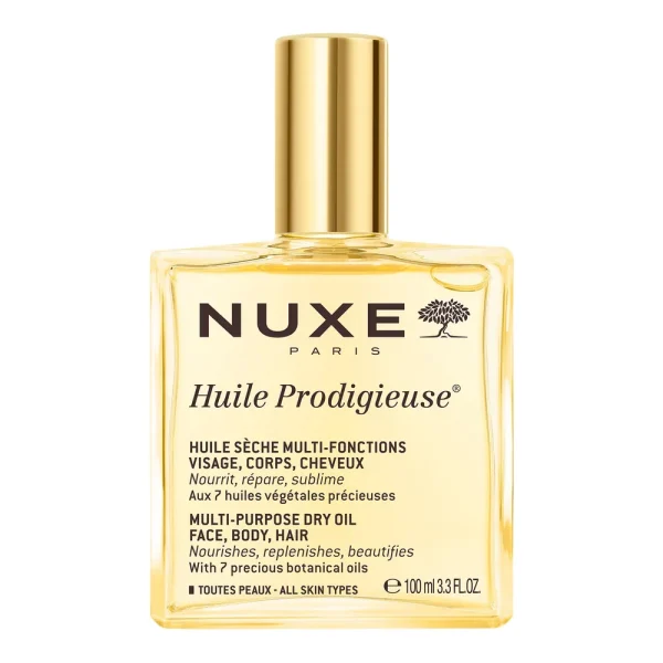 Huile Prodigieuse Huile Sèche Multi-Fonctions 100 ml – Nuxe Nuxe Huile Prodigieuse Huile Sèche Multi-Fonctions 100 ml – soin hydratant corps | ParaforYou Maroc