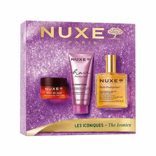 PACK NUXE Coffret les Iconiques – Nuxe Nuxe PACK NUXE Coffret les Iconiques – packs et coffrets | ParaforYou Maroc