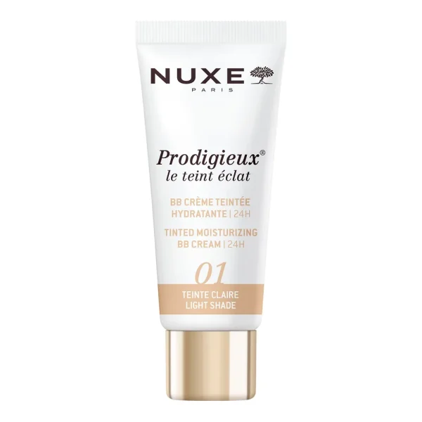 Prodigieux le Teint Éclat BB Crème Hydratante 24h Teinté 01 Claire 30 ml – Nuxe Nuxe Prodigieux le Teint Éclat BB Crème Hydratante 24h Teinté 01 Claire 30 ml – maquillage teint | ParaforYou Maroc