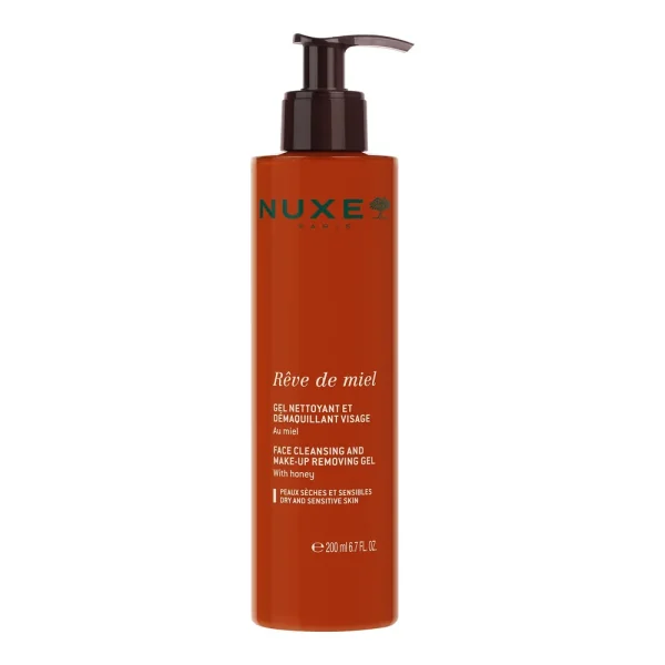 Rêve de Miel Gel Nettoyant et Démaquillant Apaisant 200 ml – Nuxe Nuxe Rêve de Miel Gel Nettoyant et Démaquillant Apaisant 200 ml | ParaforYou Maroc