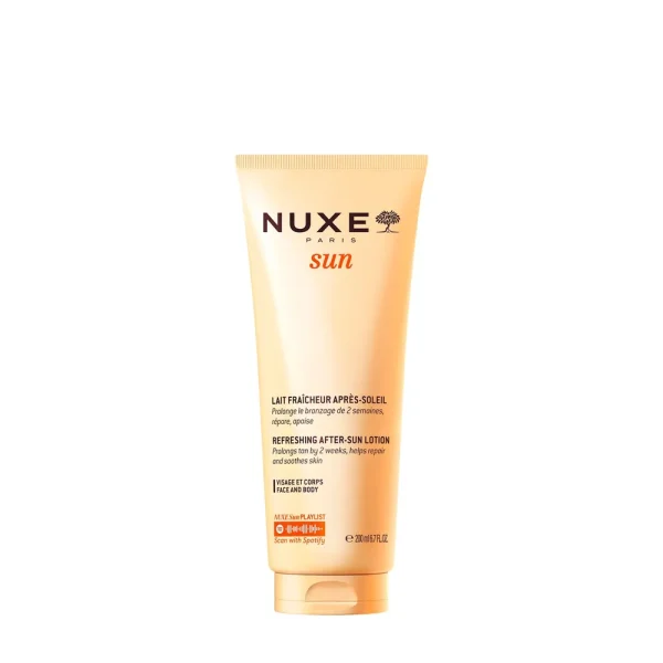 Sun Lait Fraîcheur Après-Soleil 200 ml – Nuxe Nuxe Sun Lait Fraîcheur Après-Soleil 200 ml – protection solaire corps | ParaforYou Maroc
