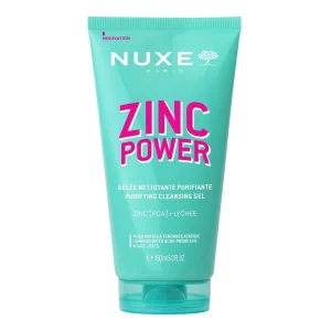 Nuxe Zinc Power Gel Nettoyante Purifiante 150 ml – nettoyant visage | ParaforYou Maroc