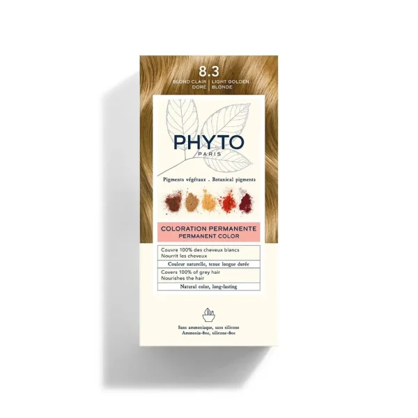 Phyto-PhytoColor 8,3 Blond Clair Doré – Phyto Phyto Phyto-PhytoColor 8,3 Blond Clair Doré – soin capillaire | ParaforYou Maroc