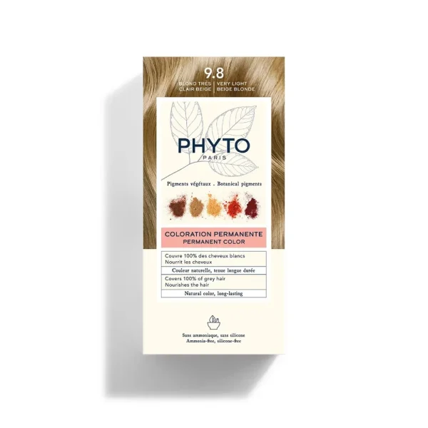 Phytocolor 9.8 Blond Très Claire Beige – Phyto Phyto Phytocolor 9.8 Blond Très Claire Beige – soin capillaire | ParaforYou Maroc