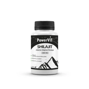 Powervit Shilajit 400mg 30 Gélules – compléments alimentaires | ParaforYou Maroc