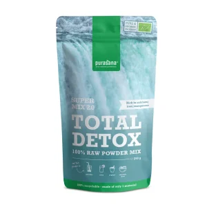 Purasana Super Mix 2.0 Total Détox Poudre Bio 250 g – compléments minceur et détox | ParaforYou Maroc