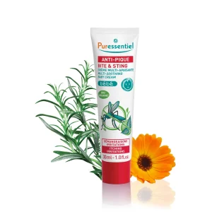 Anti-Pique Crème Multi-Apaisante Bébé 30 ml – Puressentiel Puressentiel Anti-Pique Crème Multi-Apaisante Bébé 30 ml – soin bébé | ParaforYou Maroc
