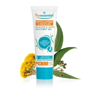 Puressentiel Articulations et Muscles Cryo Pure Gel 80 ml – soin hydratant visage | ParaforYou Maroc