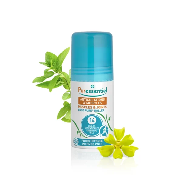 Articulations et Muscles Cryo Pure Roll-On 75 ml – Puressentiel Puressentiel Articulations et Muscles Cryo Pure Roll-On 75 ml – huiles essentielles et végétales | ParaforYou Maroc