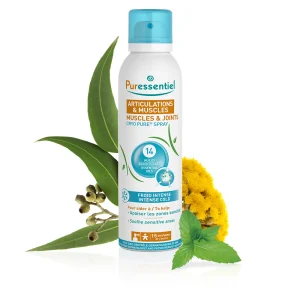 Puressentiel Articulations et Muscles Cryo Pure Spray 150 ml – huiles essentielles et végétales | ParaforYou Maroc