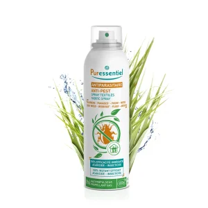 Puressentiel Assanissant Spray Textiles Antiparasitaire 150 ml – santé et bien-être | ParaforYou Maroc