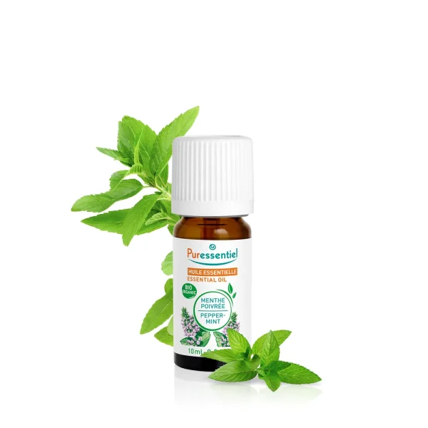 Huile Essentielle Menthe Poivrée Bio 10 ml – Puressentiel Puressentiel Huile Essentielle Menthe Poivrée Bio 10 ml – huiles essentielles et végétales | ParaforYou Maroc