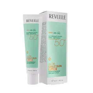 Revuele Aloe Daily Sun Fluid SPF 50+ 40 ml – protection solaire visage | ParaforYou Maroc