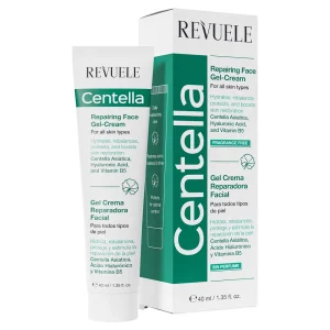 Centella Repairing Face Gel-Cream 40 ml – Revuele Revuele Centella Repairing Face Gel-Cream 40 ml – soin hydratant visage | ParaforYou Maroc