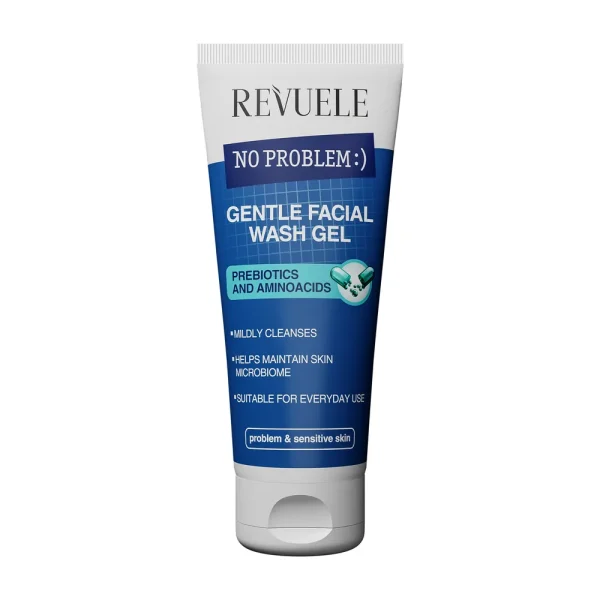 No Problem Gentle Facial Wash Gel Prebiotics et Aminoacids 200 ml – Revuele Revuele No Problem Gentle Facial Wash Gel Prebiotics et Aminoacids 200 ml – soin hydratant visage | ParaforYou Maroc