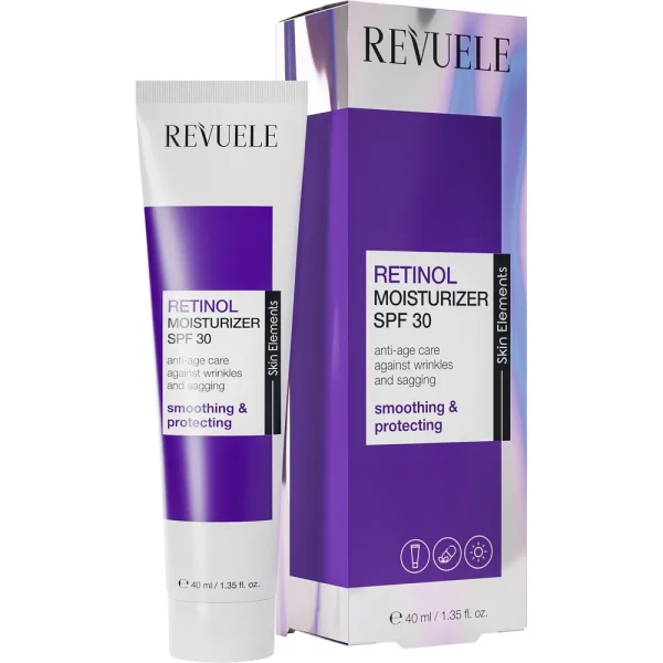 Rétinol Moisturizer Spf30 40 ml – Revuele Revuele Rétinol Moisturizer Spf30 40 ml – protection solaire visage | ParaforYou Maroc
