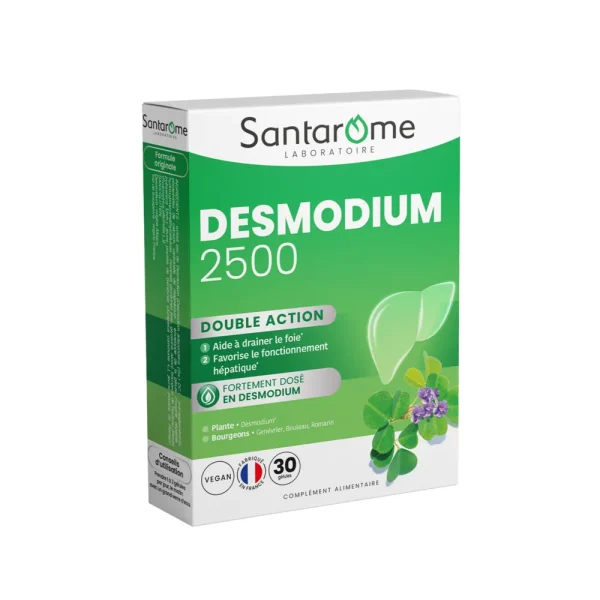 PHYTO Desmodium 2500 30 Gélules – Santarome Santarome PHYTO Desmodium 2500 30 Gélules – compléments alimentaires | ParaforYou Maroc