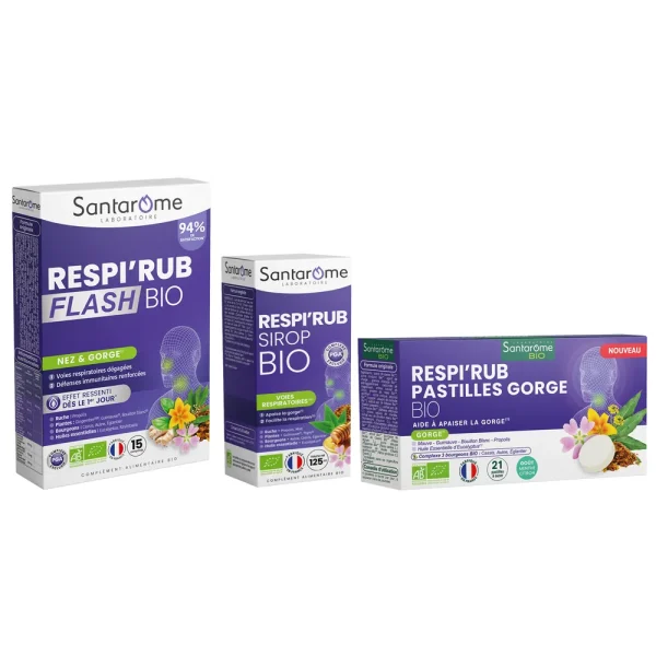 Respi Rub Sirop Gorge Propolis 125 ml – Santarome Santarome Respi Rub Sirop Gorge Propolis 125 ml – compléments alimentaires | ParaforYou Maroc