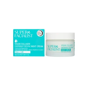 Super Facialist Vegan Collagen Overnight Resync Night Cream 50 ml – soins anti-âge | ParaforYou Maroc