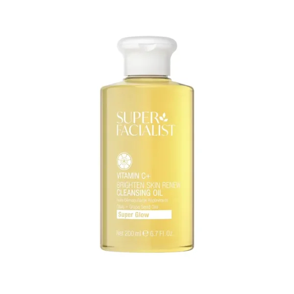 Vitamin C+ Cleansing Oil 200 ml – Super Facialist Super Facialist Vitamin C+ Cleansing Oil 200 ml – nettoyant visage | ParaforYou Maroc