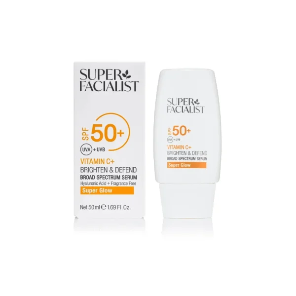 Vitamine C+ Brighten et Défend Broad Spectrum Sérum SPF50+ 50 ml – Super Facialist Super Facialist Vitamine C+ Brighten et Défend Broad Spectrum Sérum SPF50+ 50 ml | ParaforYou Maroc
