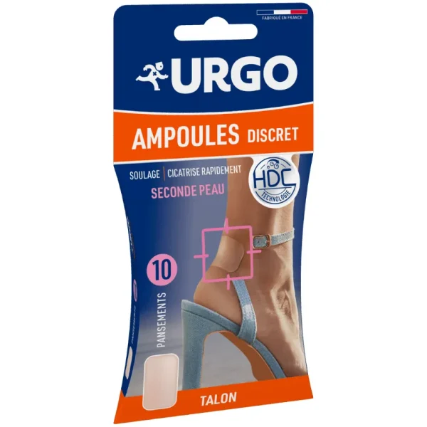 Ampoules Talon Ultra Discret 5 Pièces – Urgo Urgo Ampoules Talon Ultra Discret 5 Pièces – pansements et premiers soins | ParaforYou Maroc
