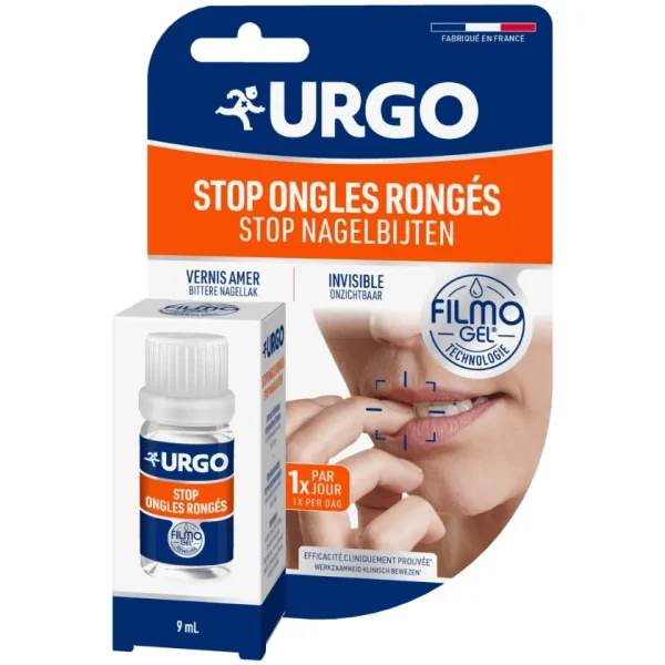 Filmogel Stop Ongles Rongés 9 ml – Urgo Urgo Filmogel Stop Ongles Rongés 9 ml – pansements et premiers soins | ParaforYou Maroc