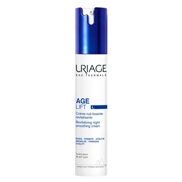 Age Lift Crème Nuit Lissante Revitalisante 40 ml – Uriage Uriage Age Lift Crème Nuit Lissante Revitalisante 40 ml – soin anti-âge | ParaforYou Maroc