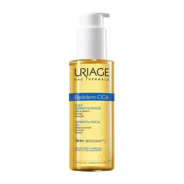 Bariéderm-Cica Huile Dermatologique 100 ml – Uriage Uriage Bariéderm-Cica Huile Dermatologique 100 ml – soin hydratant visage, peaux sensibles | ParaforYou Maroc