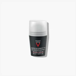 Vichy Homme Déodorant Roll-On Anti-Transpirant Controle Extrême 72h 50 ml | ParaforYou Maroc
