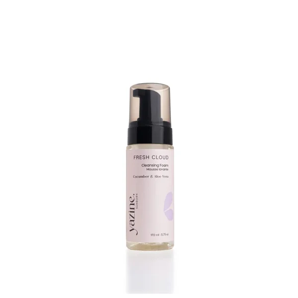 Mousse Lavante Cucumber et Aloe Vera 170 ml – Yazine Yazine Mousse Lavante Cucumber et Aloe Vera 170 ml – nettoyant visage | ParaforYou Maroc